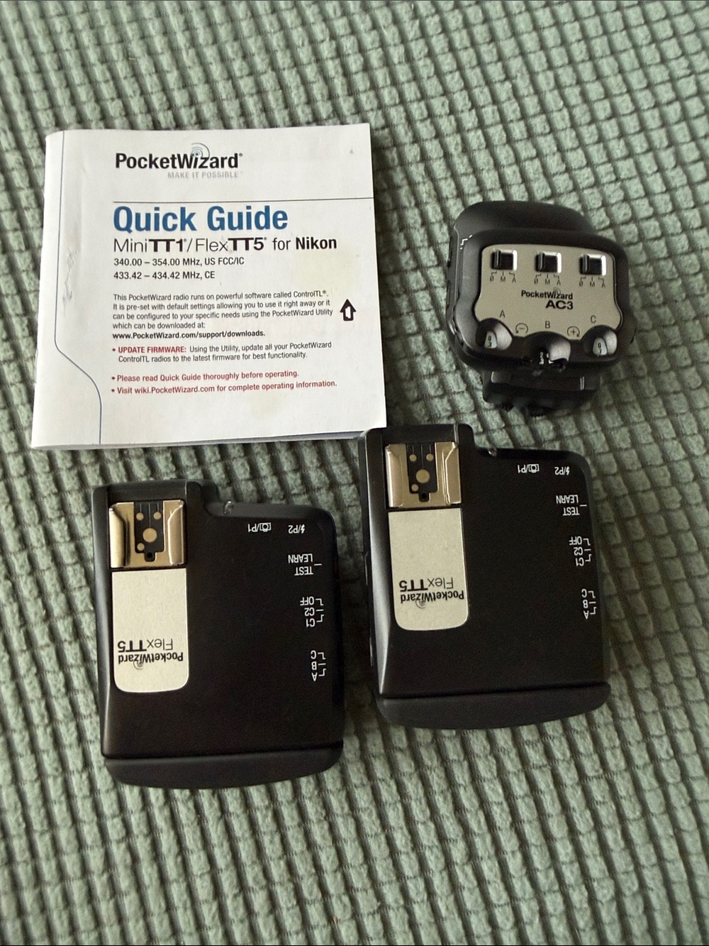 PocketWizard FlexTT5 ans T1 mini - Nikon